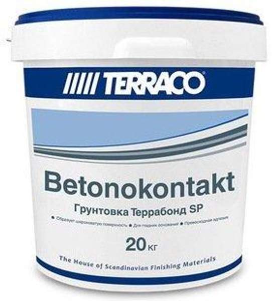 Грунт бетоноконтакт "TERRACO" Terrabond SP (розовый), 20 кг
