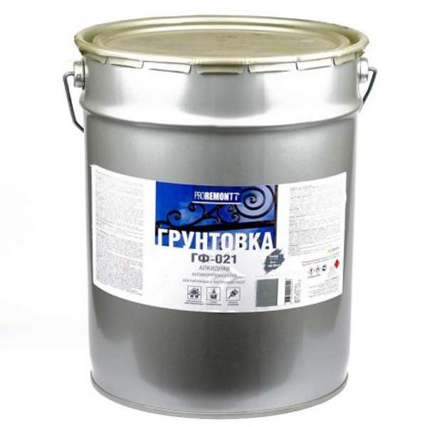 Грунт ГФ-021 PROREMONT красно-коричневый /18кг