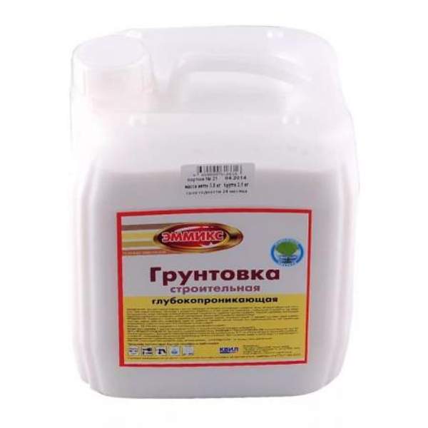 Грунт глубокого проникновения ВД 10 кг ЭММИКС