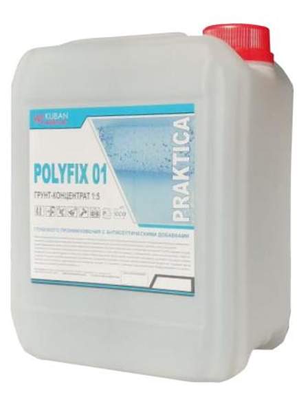 Грунтовка акриловая глубокого проникновения с антисептическими добавками POLYFIX 01