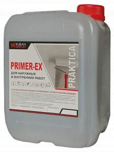 Грунтовка акриловая глубокого проникновения с антисептическими добавками PRIMER-EX