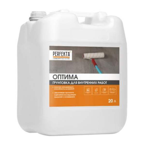 Грунтовка для внутренних работ PERFEKTA Лайт Оптима 20л (стены)