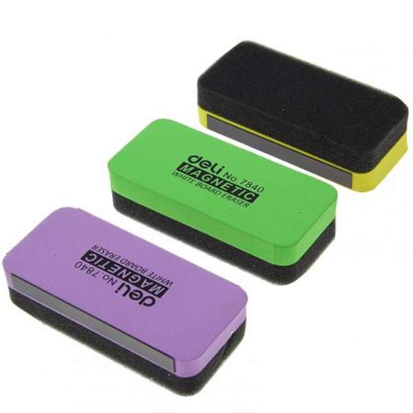 Губка для маркерных досок магнитная DELI