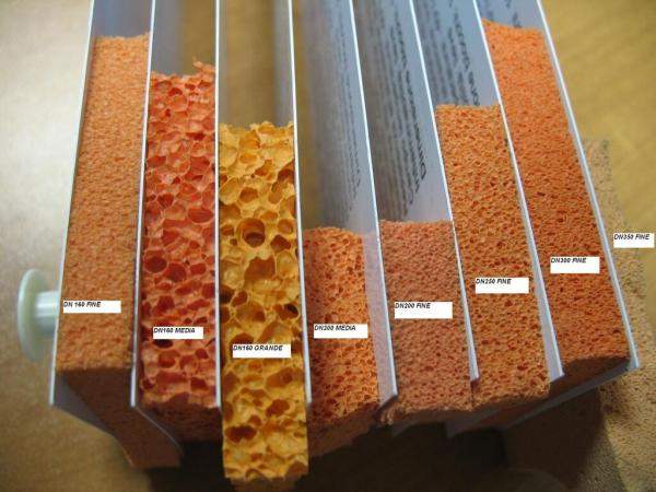 Губка из натуральной пористой резины плотность DN 350