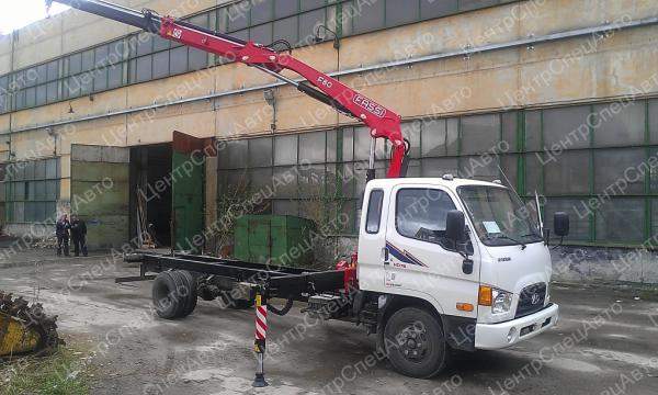 Hyundai HD 78 с КМУ Fassi 80.22 рама