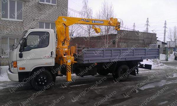 Hyundai HD 78 с КМУ Soosan 333-1