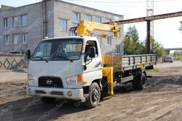 Hyundai HD 78 с КМУ Soosan 333