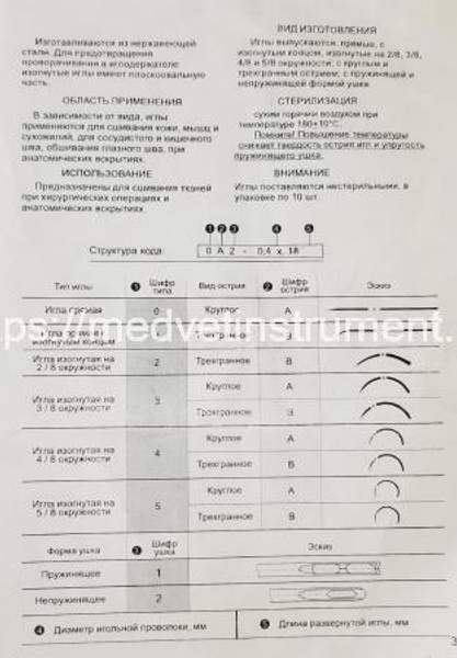 Игла 3В1-1,1х50 (10 шт)