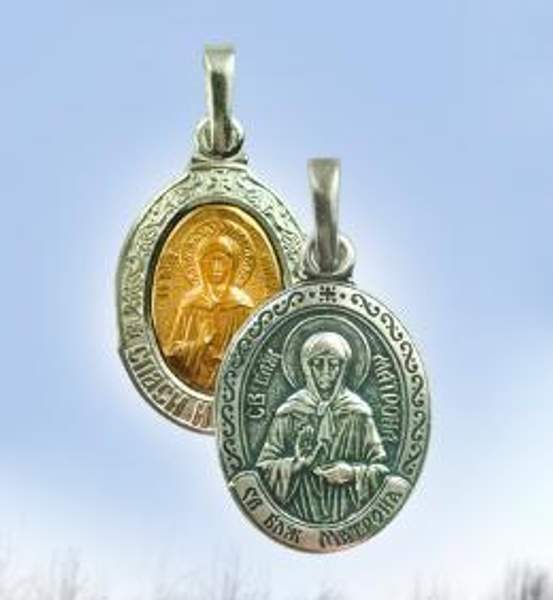 Икона Матроны Московской (нательная)