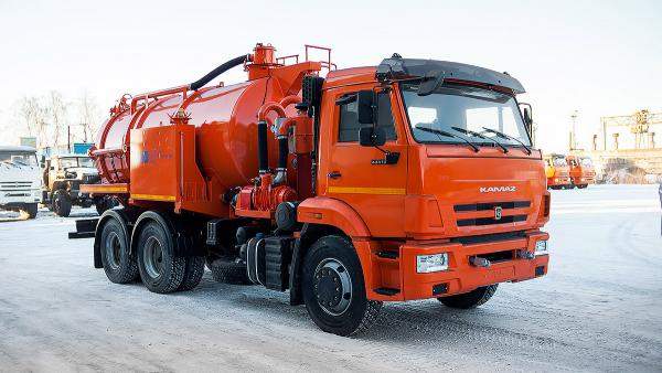 Илососная машина на шасси КамАЗ 6*4