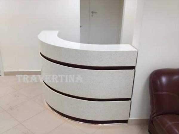 Интегрированный бортик из искусственного камня