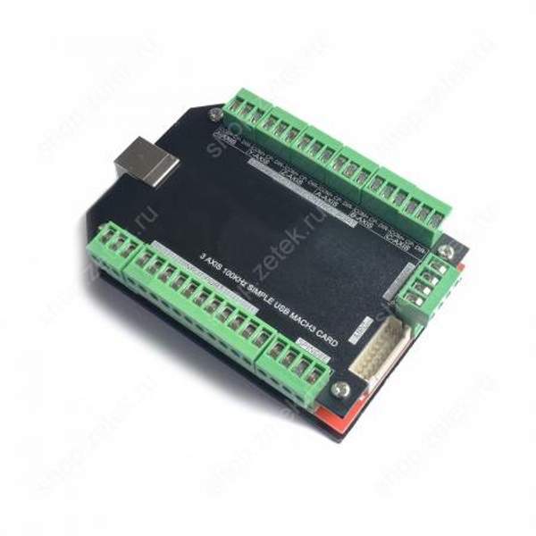 Интерфейсная плата ЧПУ DS NVUM6-SP (MACH3, управление через USB, 6 осей + шпиндель, 10 дискр. входов / 3 дискр. выхода)