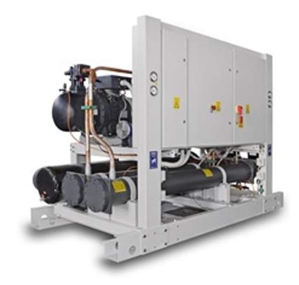 Итальянские чиллеры мощностью охлаждения от 1кВт до 3500кВт.