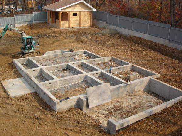 Изготовление ленточного фундамента