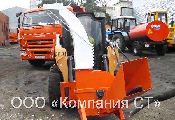Измельчитель веток для минипогрузчика