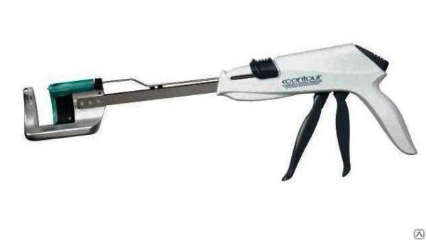 Изогнутый сшивающий аппарат с ножом КОНТУР со сменными кассетами CS40B