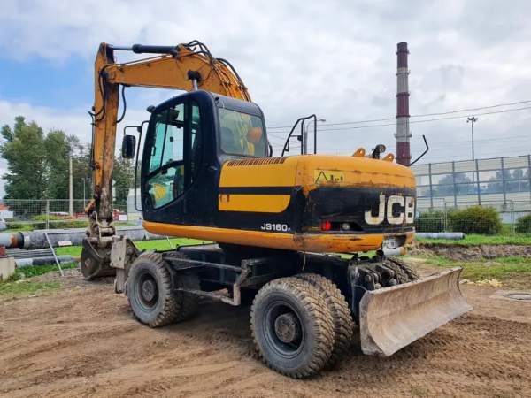 JCB JS 160W б/у экскаватор колёсный полноповоротный