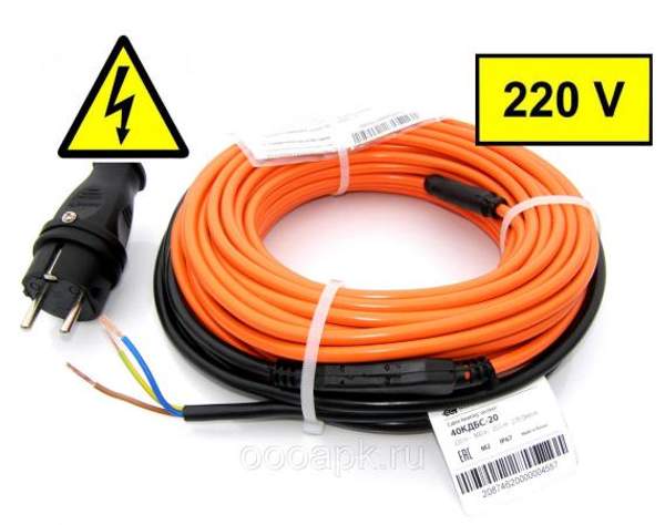 Кабель КДБС 78 метров для прогрева бетона