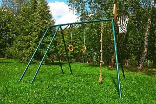 Качели детские, игровой комплекс "Солнышко-7"