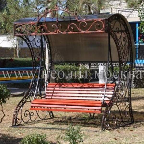 Качели парковые кованные СКК-07