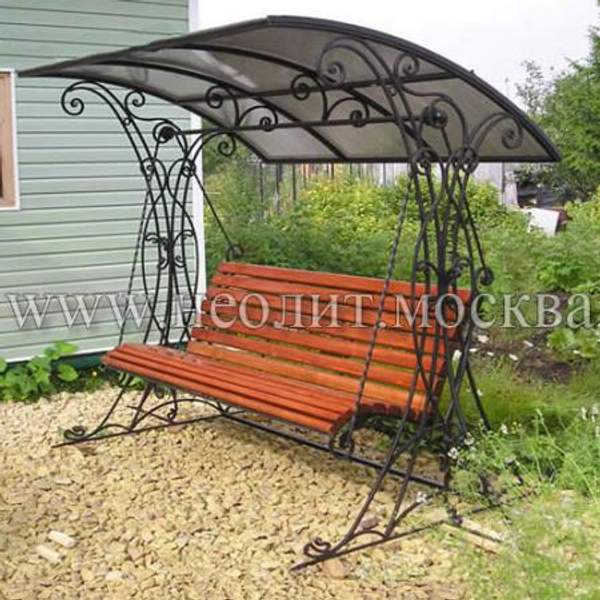 Качели садовые кованные СКК-02