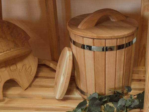 Кадка для засолки и воды, крышка, гнет, кедр