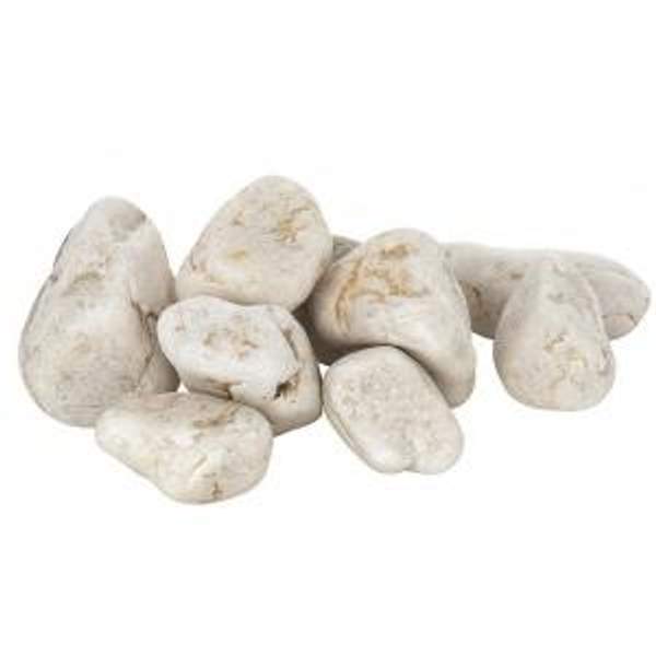 Камень Белый Кварц Отборный (ведро 10кг)