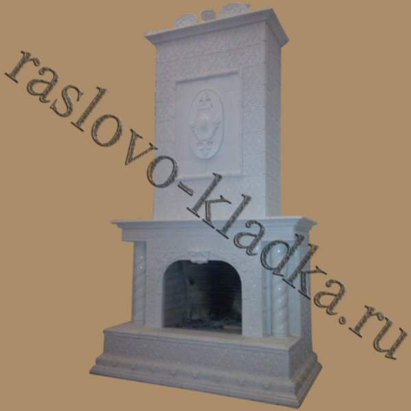 Камин изразцовый 01