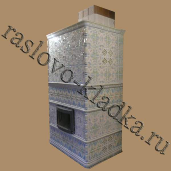 Камин изразцовый 02