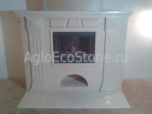 Камины из мрамора