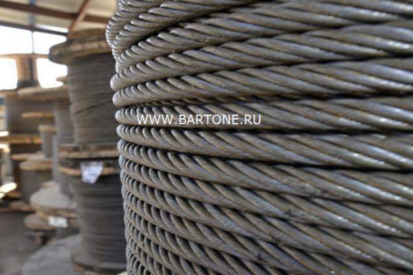 Канат / трос стальной диаметр 15мм ГОСТ 2688-80