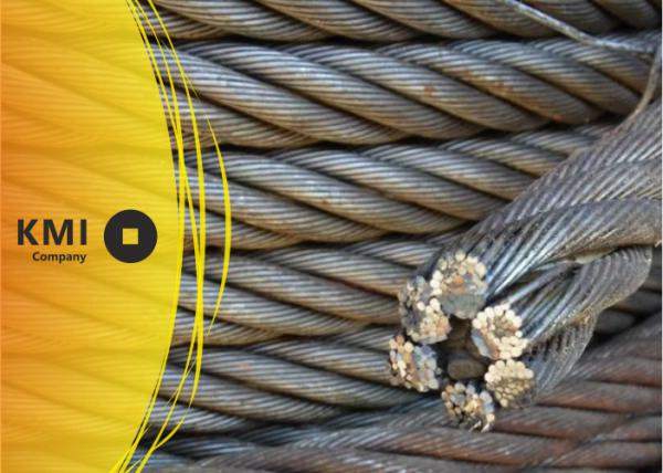 Канат (трос) стальной двойной свивки 42 мм ЛК-Р ГОСТ 14954-80