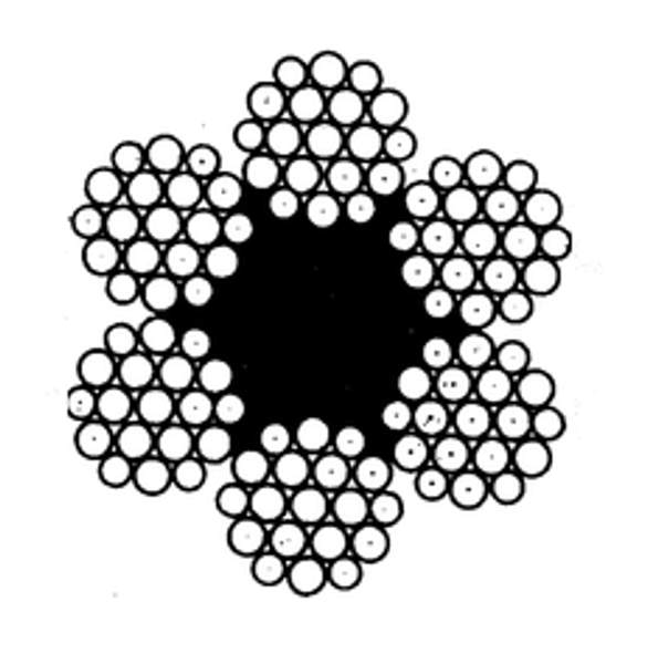 Канат (трос) стальной ГОСТ 2688-80 различных диаметров по 180группе