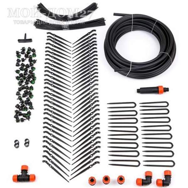 Капельный полив ЖУК от водопровода на 60 растений