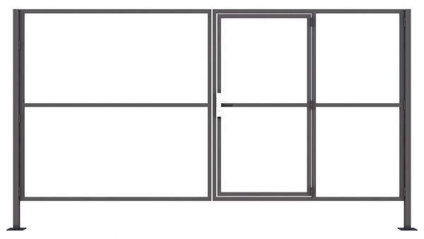 Каркас распашных ворот БЕСТ СТАНДАРТ Комбо, 4000х2000 мм