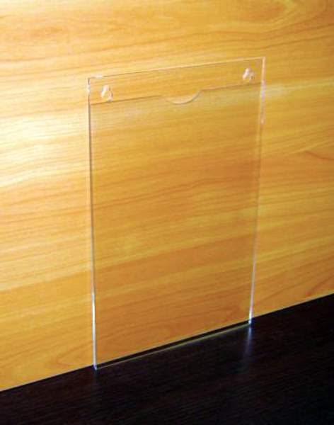 Карман А4 плоский вертикальный оргстекло 1,8 мм