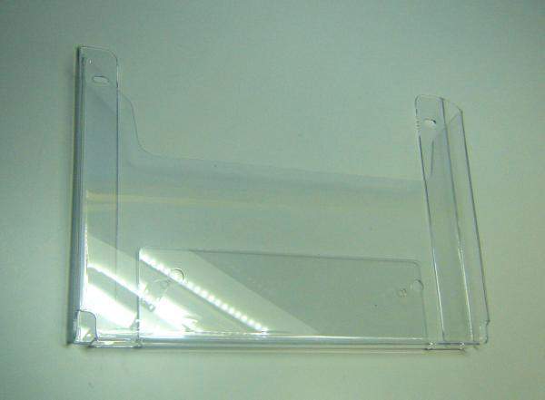 Карман буклетница настенная А4 гор, 20мм, акрил 1,8 мм