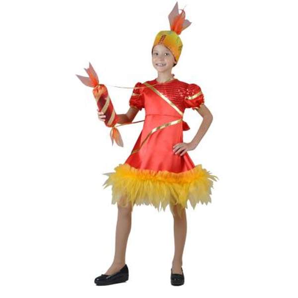 Карнавальный костюм «Хлопушка-Конфета». Размеры 110-128