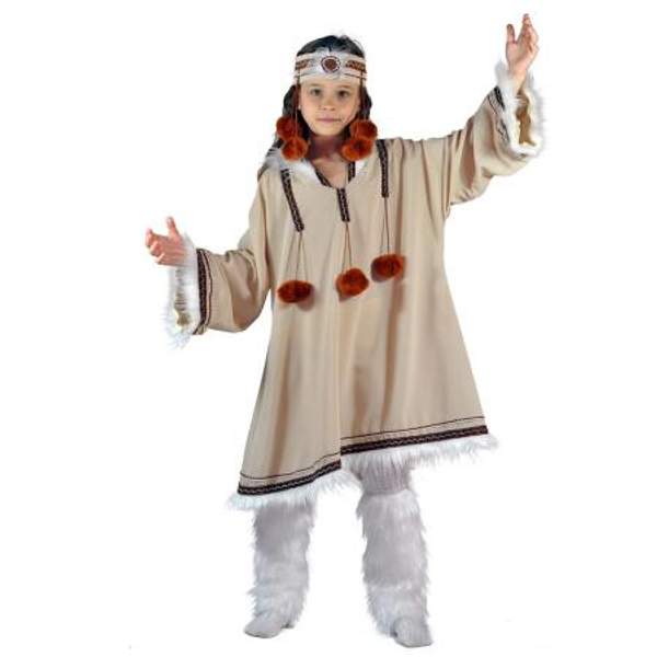 Карнавальный костюм «Народы Севера девочка». Размеры 116-142