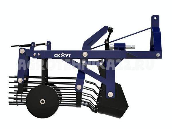Картофелекопалка вибрационная СКАУТ PH-1 для минитрактора