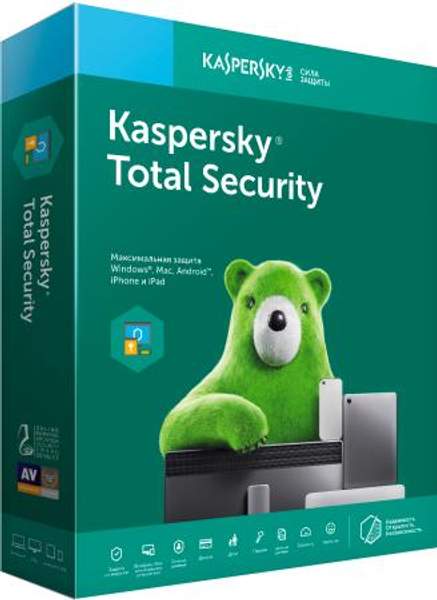 Kaspersky Lab Kaspersky Total Security Russian Edition. 3-Device; 1-Account KPM; 1-Account KSK 1 year Base Download Pack (KL1949RDCFS)