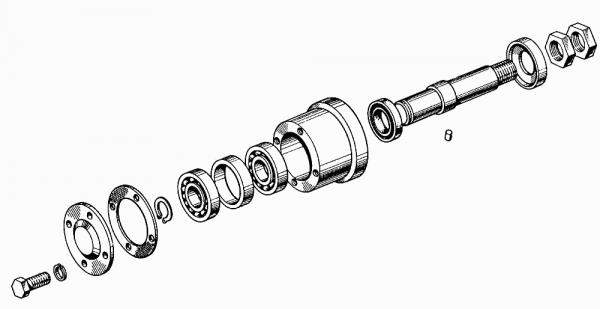Каток поддерживающий ДУ1-6 - МТП-71 МТТ-16 EU-421 EU-422 КУ-320