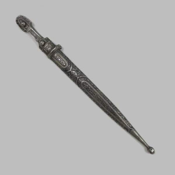 Кавказский кинжал в серебре, начало 20 века