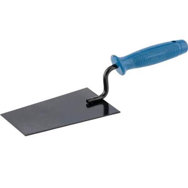 Кельма отделочника, стальная, пластиковая ручка