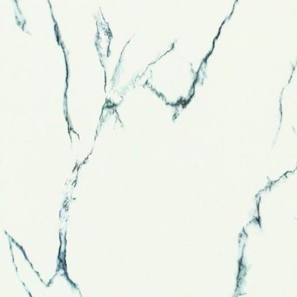 Керамогранит глазурованный белый под мрамор с черными разводами