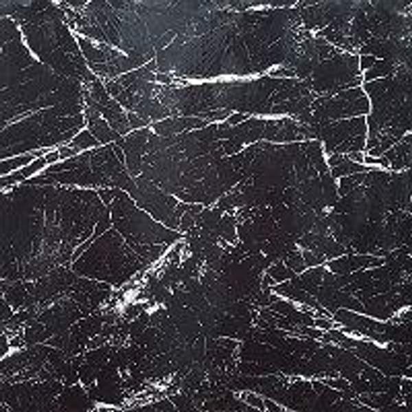 Керамогранит глазурованный черный с белыми прожилками