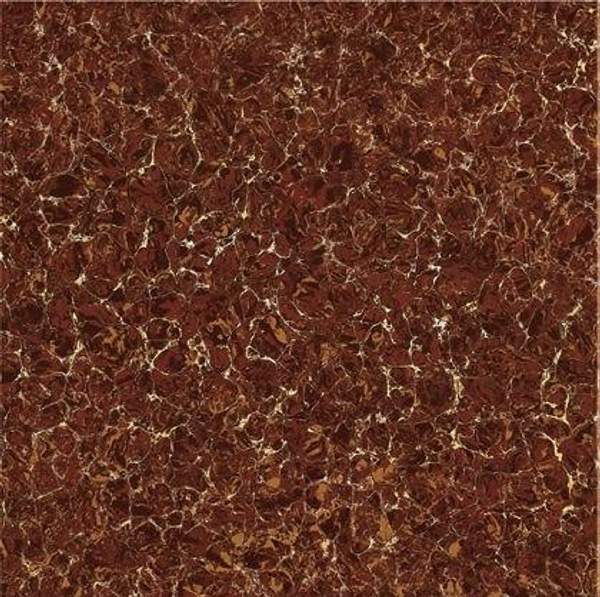 Керамогранит полированный красно-коричневый с разводами