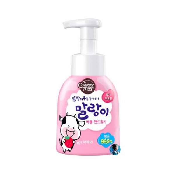 Kerasys Пенка для рук Клубничное Молоко Shower Mate Bubble Hand Wash, 300ml