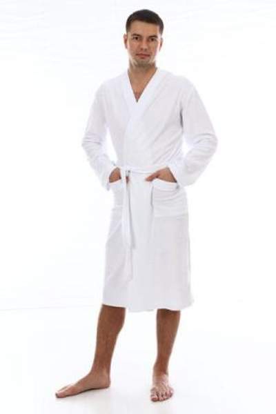 Халат мужской Облака белый