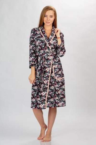 Халат женский Галатея бордо